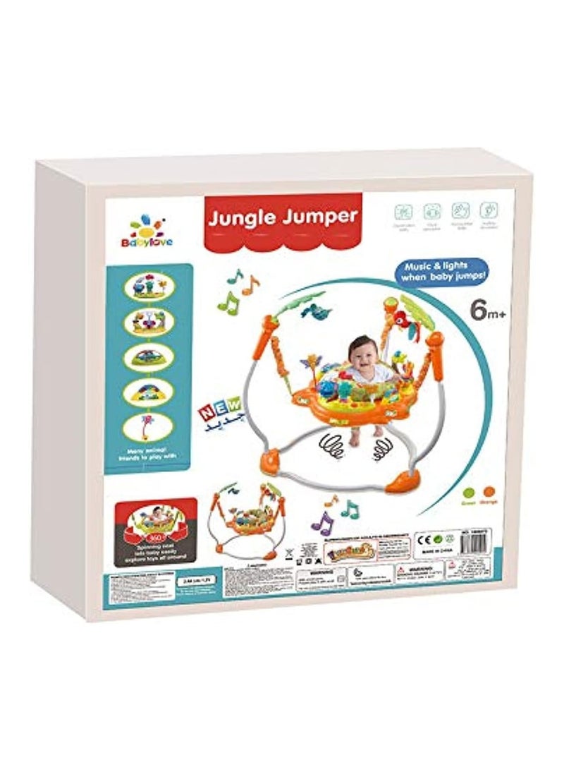 Multi-functional baby jumping activity seat with musical toys - Image 4
