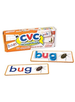 Junior Learning مجموعة شرائط الكلمات CVC مكونة من 24 قطعة  - Image 1