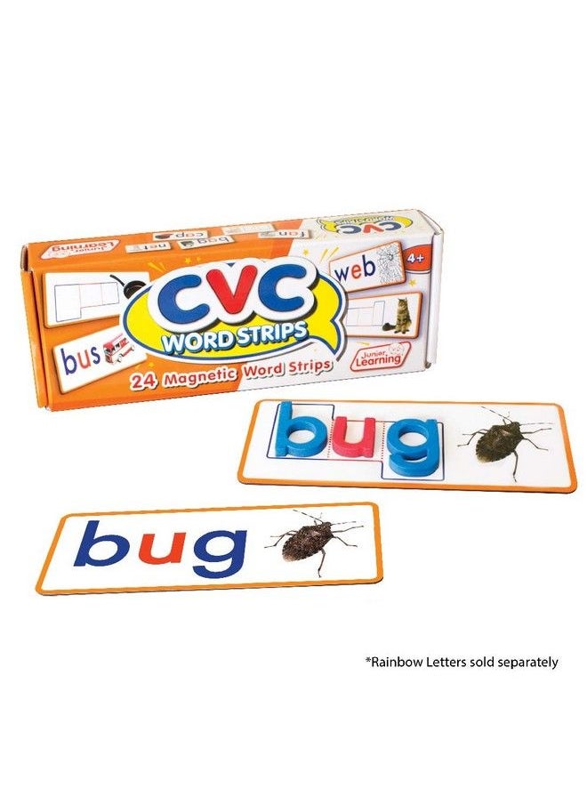 Junior Learning - Cvc Word Strips Set Of 24 - Image 1
