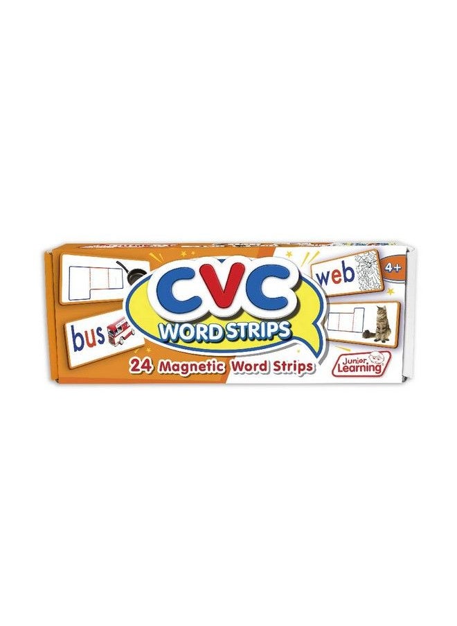 Junior Learning - Cvc Word Strips Set Of 24 - Image 1