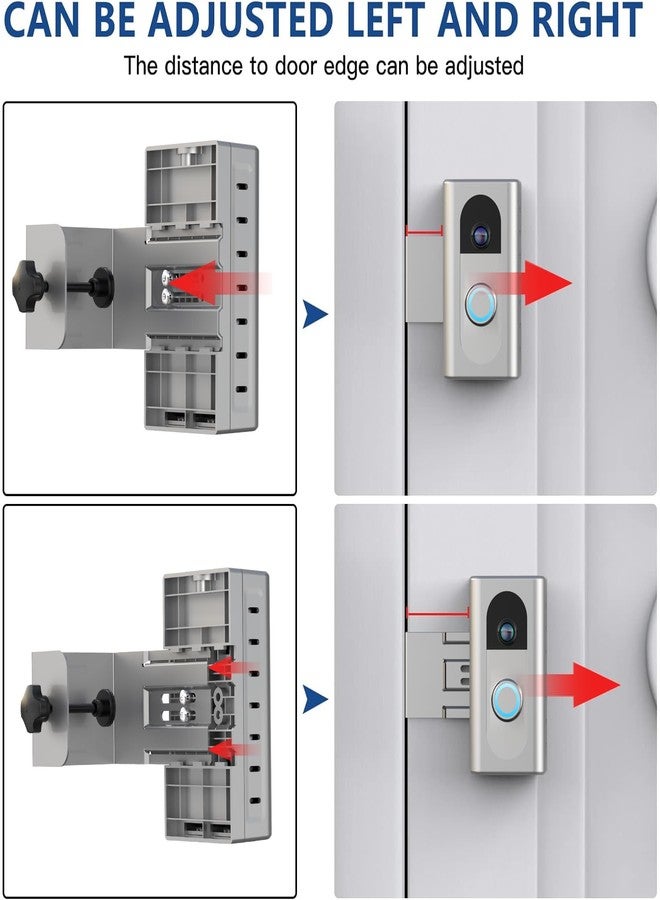 KIMILAR Anti-Theft Video Doorbell Mount Compatible with Most Wireless Video Doorbell, Adjustable Mounting Bracket Accessories for houses, apartments, businesses - Image 5