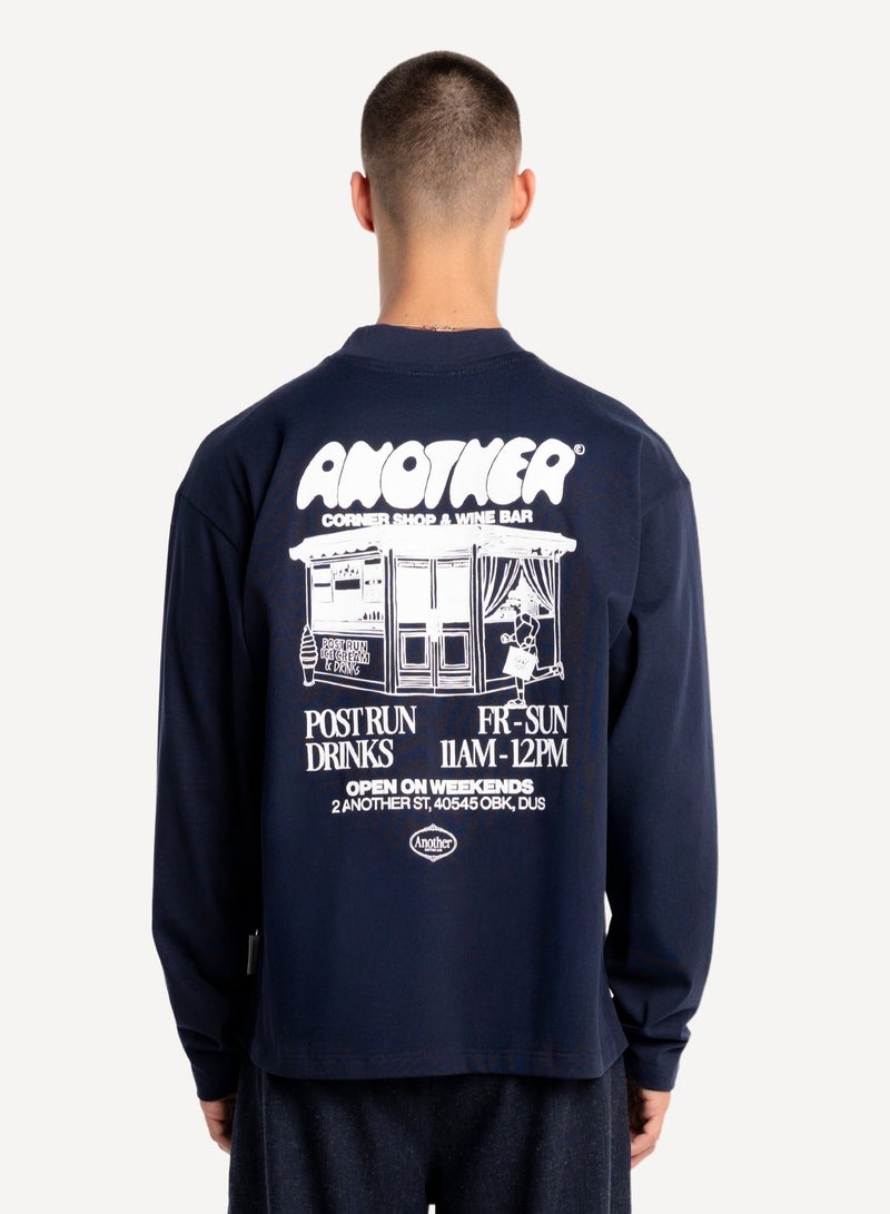 Another Cotton Lab Crew Neck Long Sleeve T-shirt - Image 1