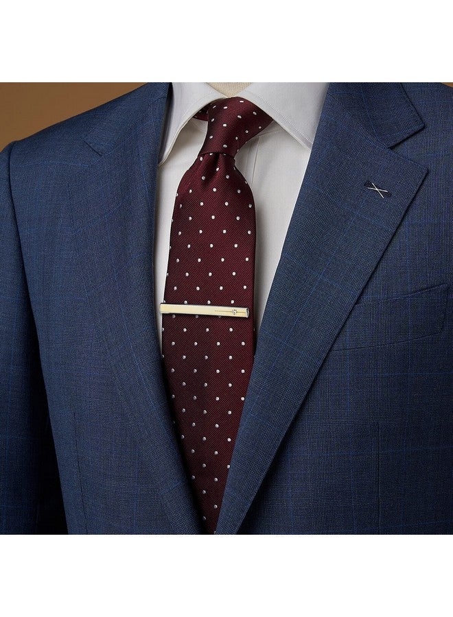 هاوسن مشبك ربطة عنق ذهبي للرجال، مشبك ربطة عنق 2 بوصة/2.5 بوصة مع مجموعة لربطة عنق الرجال، أزرار أكمام مع مجموعة مشبك ربطة عنق للرجال، مجموعة مشابك قضيب ربطة عنق هدية للأب والأخ والزوج - Image 3