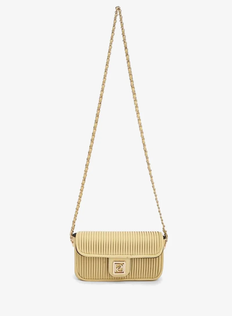 بابريكا Pleated Crossbody Bag With Chain Strap