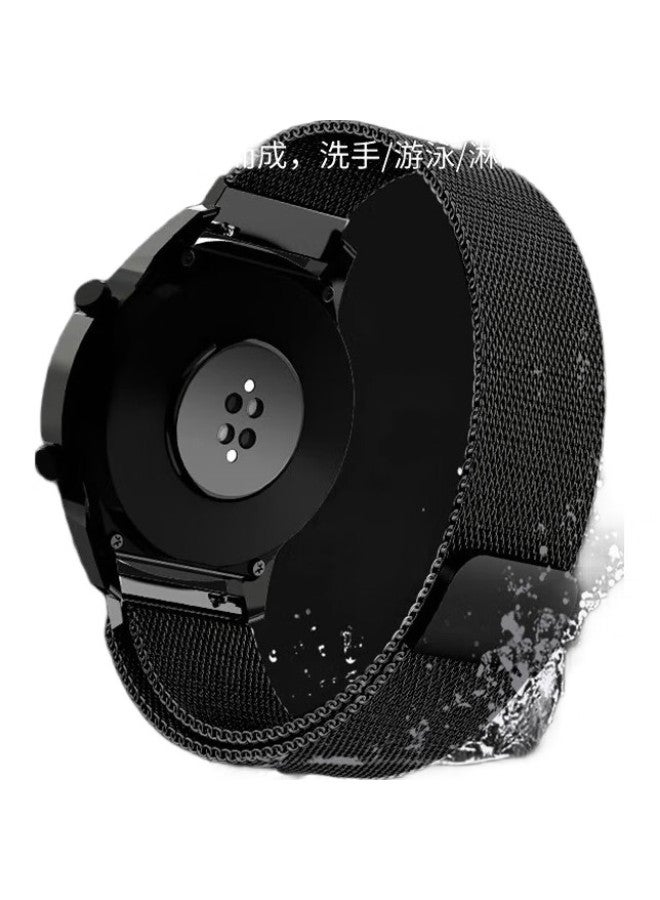 Stiger Compatible Watch Band For Huawei Watch 4/Watch 3/Gt 4/5/3/2/Pro/Honor Magic 2/Oppo Watch 4 Pro/X, Milanese Magnetic Strap, Titanium Gray - Image 1