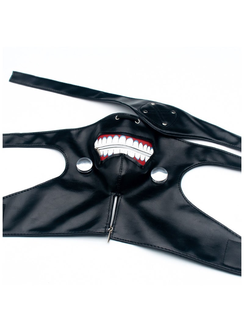 general Zipper Mask Ken Kaneki Cosplay Prop Dressing Mask Exquisitely Restored to meet the needs of party dressing - Image 1