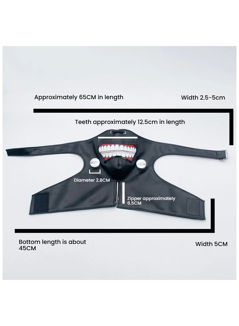 general Zipper Mask Ken Kaneki Cosplay Prop Dressing Mask Exquisitely Restored to meet the needs of party dressing - Image 3