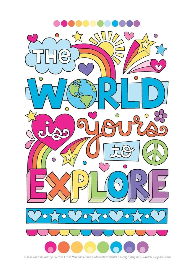 Notebook Doodles Adventure Awaits: Coloring and Activity Book  - Image 3