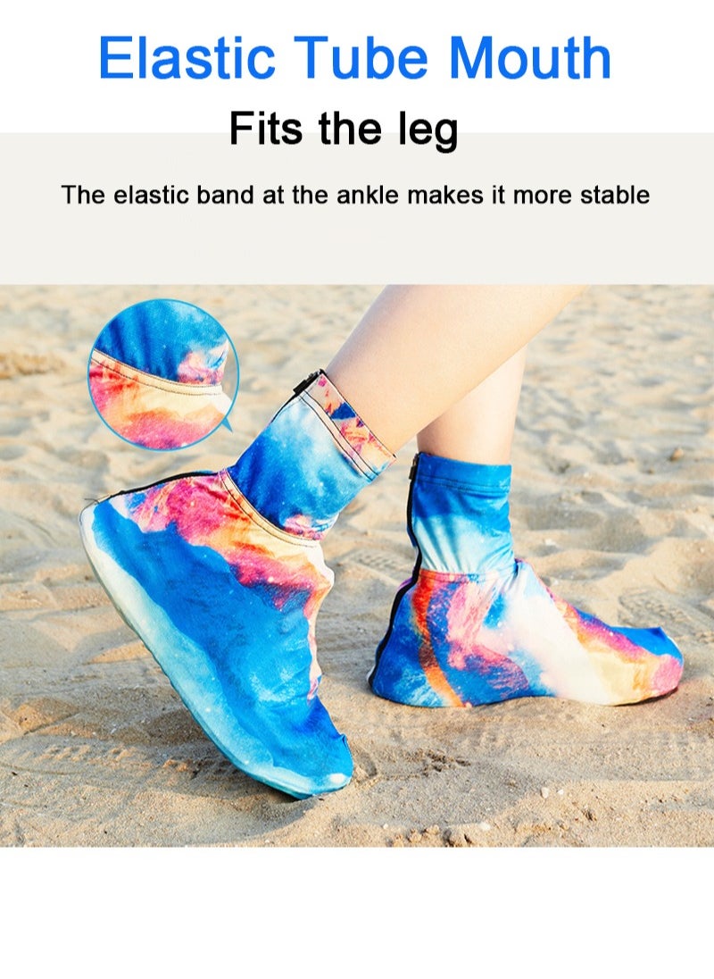 Apustim Outdoor Sports Shoe Covers For Camping And Cycling In The Desert，Sand，Proof，Wind，Proof，Wear，Resistant And Non，Slip Shoe Covers  - Image 4