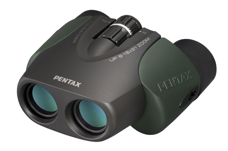 Pentax UP 816x21 Green Binoculars Green Fullymulti coating Zoom Tripod socket provide