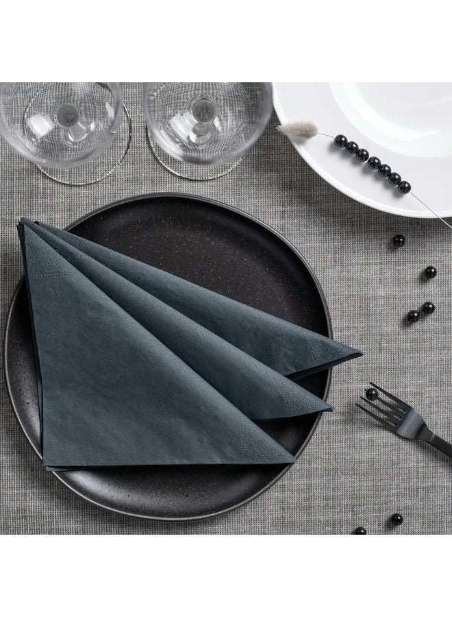 Paper Napkin Dark Grey Length 40 cm Package Quantity  50 Pack Width 40 cm - Image 3