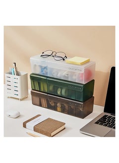 SYOSI Data Cable Organizer Box Charge Cable Management 7 Compartments Storage Box USB Cord Sorter Small Desk Electronic Accessories Organizer and Storage  - Image 2