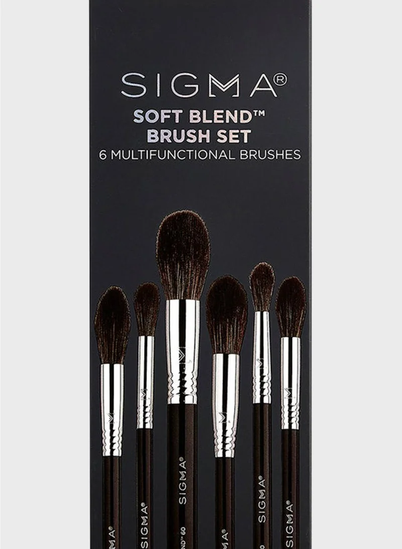 Sigma Beauty Sigma Beauty Set of 6 Soft Blend Brush Set