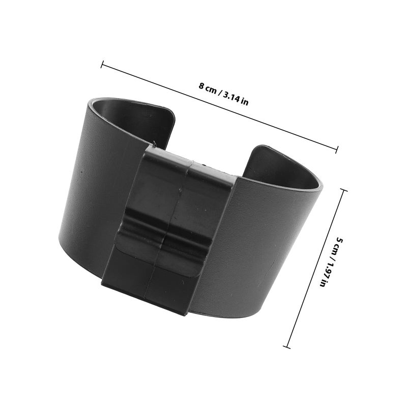 Universal Black Plastic Car Cup Holder for Water Bottles and Coffee Mugs Portable Auto Travel Kayak Outdoor - Image 3