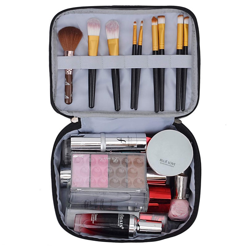 Spefez PU Transparent Top Toiletry Bag for Women Travel Pouches for Women Makeup Bag Organizer Multipurpose Use PouchesWith Zipper Multicolor - Image 3