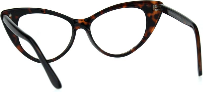 SA106 Womens Goth Mod Chic Classic Retro Cat Eye Optical Glasses - Image 3