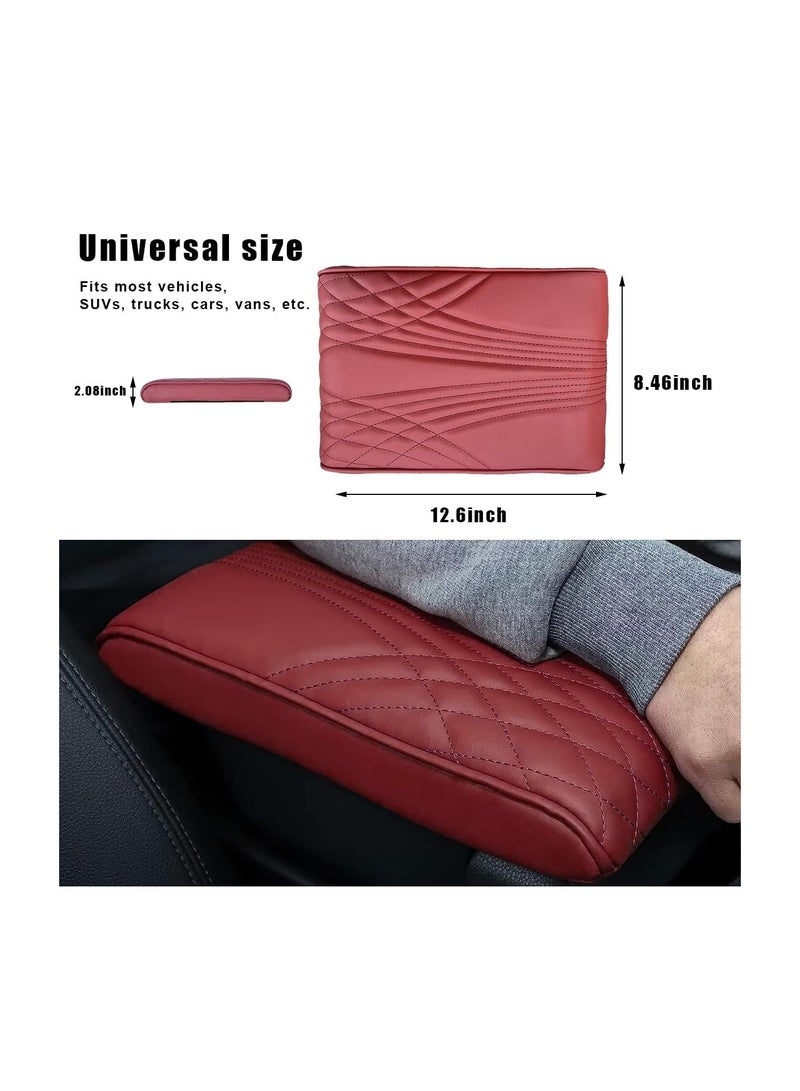 3XR Car Center Console Armrest Cushion With Mobile Pocket Car Armrest Pad Cover Handrail Pad - Image 4