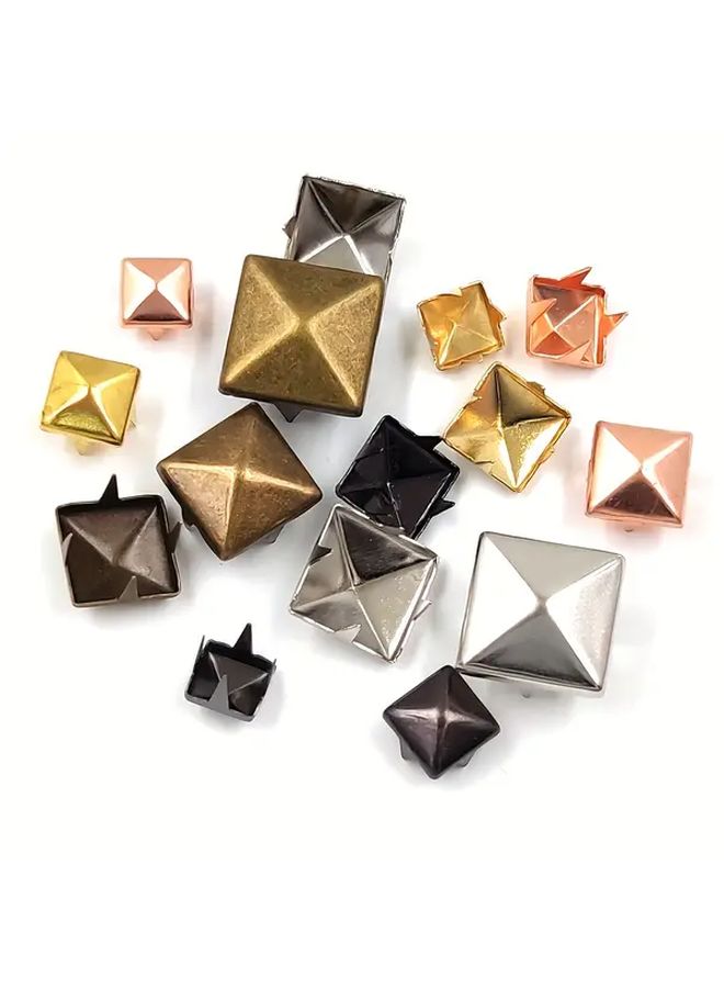 100 Pcs Copper Iron Square Nails 12mm - Image 4