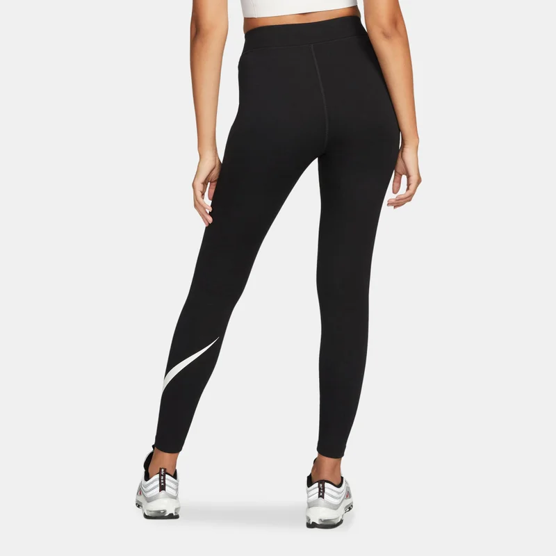 Nike Black Women's Sportswear Classics Graphic Leggings for Women | Best Price UAE