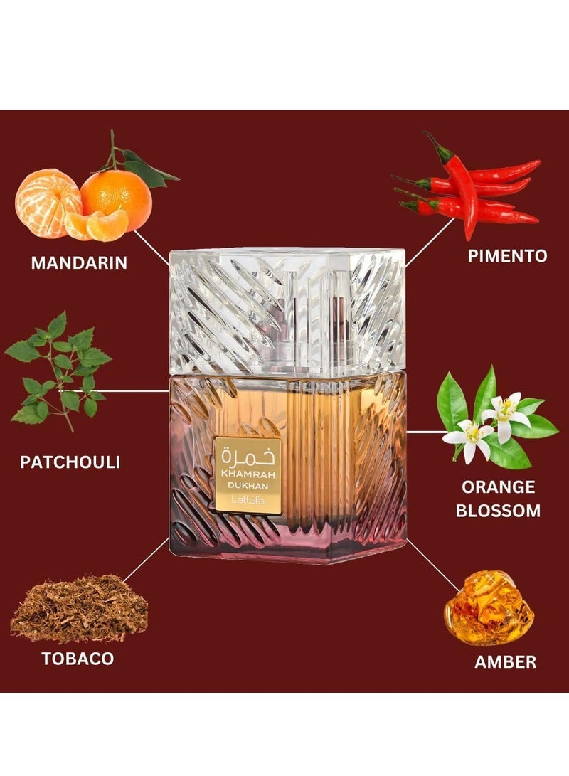 Lattafa Khamrah Dukhan EDP 100ml - Image 4