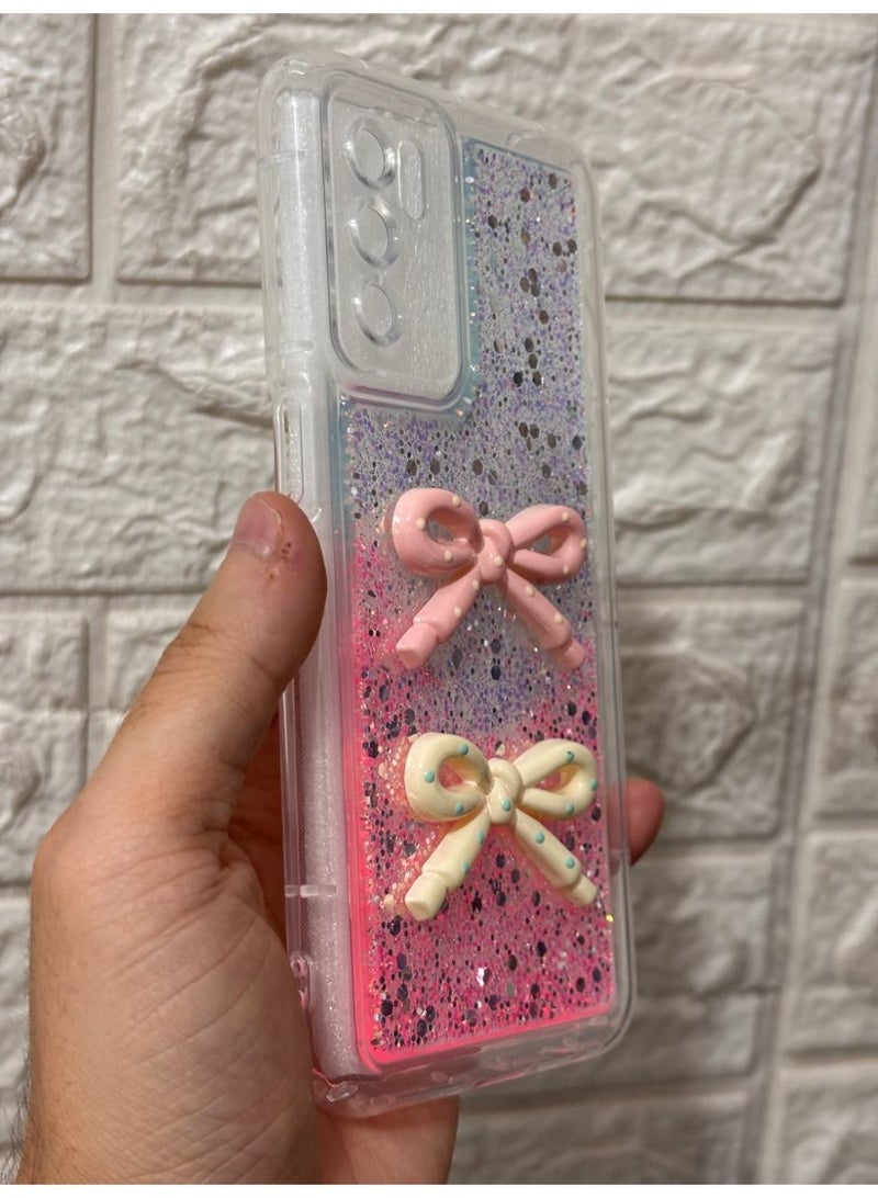 Back cover with a bow, compatible with the phone OPPO A16 / A54 - Image 2