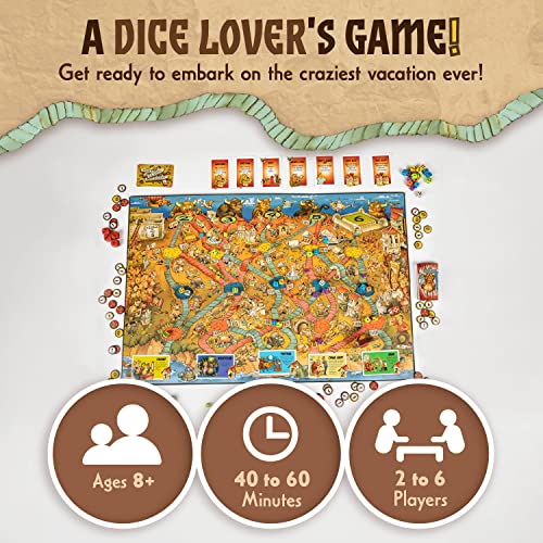 Calliope Games Running with the Bulls Dice Board Game For Game Night 26 Players - Image 5