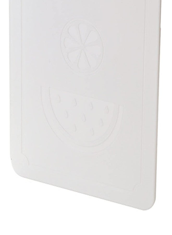 Zerodis Cutting Board, Plastic Fruit Chopping Board For Outdoor Picnic Camping Foldable Kitchen Cutting Board Portable (Nordic Rice White 20x12.5x0.8cm) - Image 2