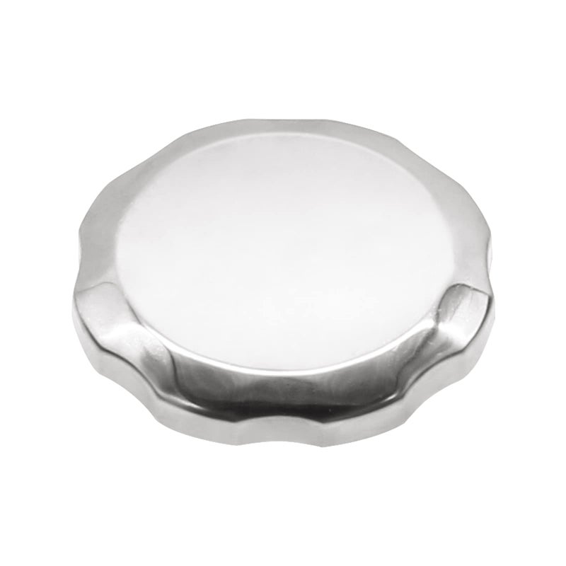 LDEXIN Metal Gas Fuel Cap Cover Chrome Tank Cap for 2kw  8kw Petrol Generator 92mm OD
