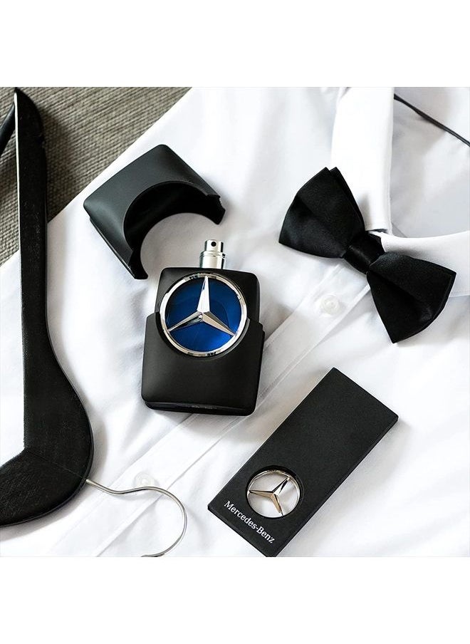 Mercedes-Benz Man - Elegant Fragrance With Sensual, Floral,Woody Notes - Mesmerize The Senses With Original Luxury Men's Eau De Toilette Spray - Endless Day Through Night Scent Payoff - 3.4 OZ  - Image 5