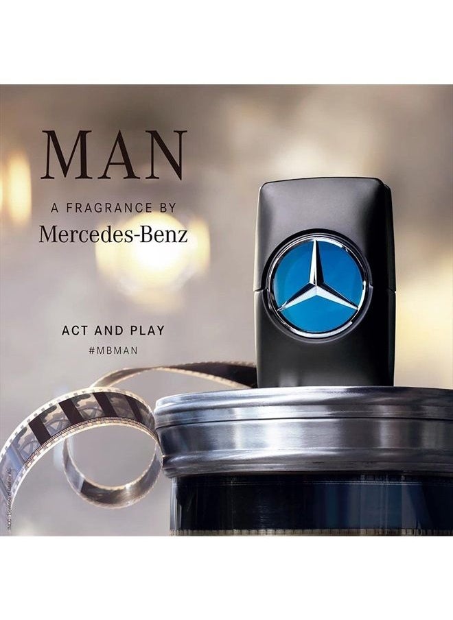 Mercedes-Benz Man - Elegant Fragrance With Sensual, Floral,Woody Notes - Mesmerize The Senses With Original Luxury Men's Eau De Toilette Spray - Endless Day Through Night Scent Payoff - 3.4 OZ  - Image 3