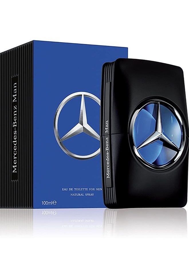 Mercedes-Benz Man - Elegant Fragrance With Sensual, Floral,Woody Notes - Mesmerize The Senses With Original Luxury Men's Eau De Toilette Spray - Endless Day Through Night Scent Payoff - 3.4 OZ  - Image 1