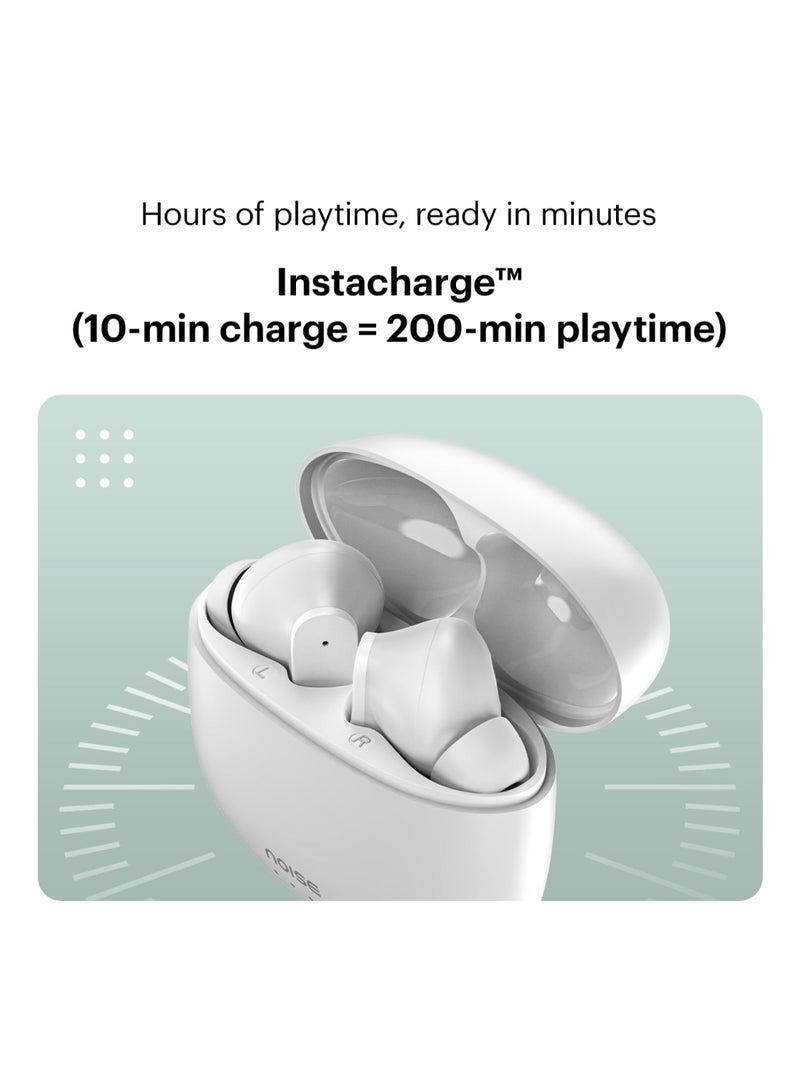 Noise Buds VS104 | Truly Wireless Earbuds with 45H Playtime | Quad Mic ENC | Instacharge | 13mm Driver | Low Latency | Bluetooth v5.2 - Snow White - Image 5