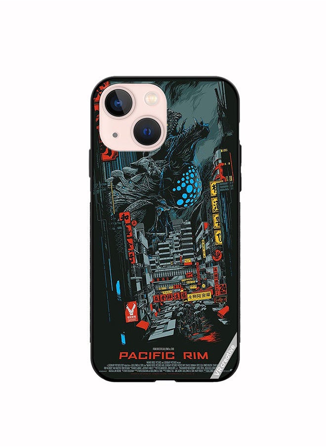 VR CREATIVE Protective Case Cover For Apple iPhone 14 Plus Pacific Rim Design Multicolour  - Image 1