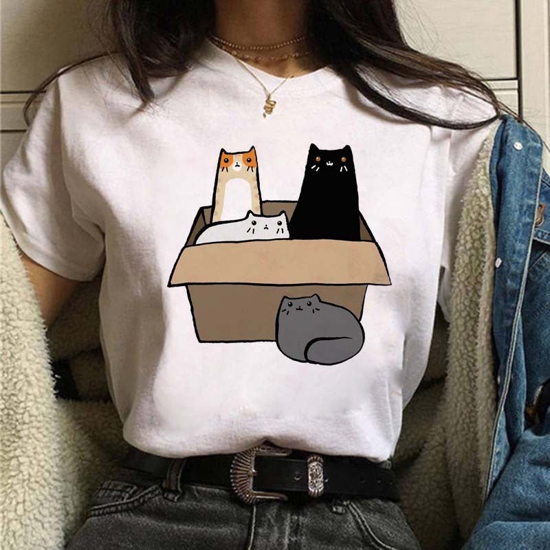 [Send On The Same Day] Supply T-Shirt Printed T-Shirt Women'S Short-Sleeved Women'S Clothing - Image 1