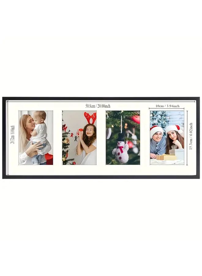 Modern Minimalist Simple Photo Frame Elegant Horizontal Wall Mounted Picture Frame with Smooth Edges for Living Room Bedroom Office Easy Installation Wall Decor Bedroom Decoration Contemporary Design - Image 3