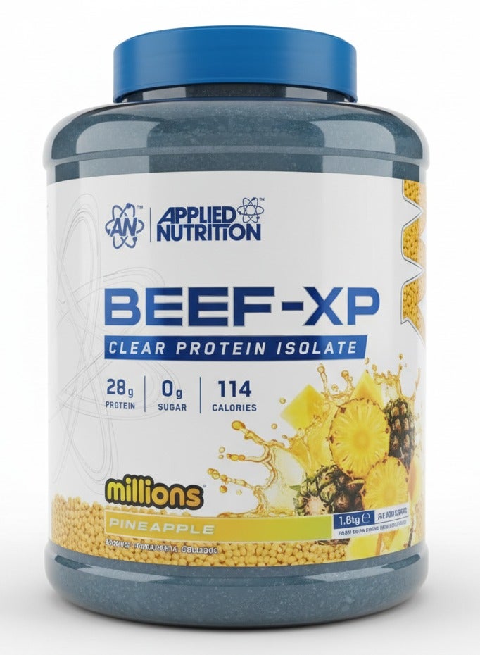 Applied Nutrition BEEF-XP Clear Beef Protein Isolate, Millions Pineapple Flavour, 60 Servings, Zero Fat & Sugar Hydrolysed Protein Formula - Image 1
