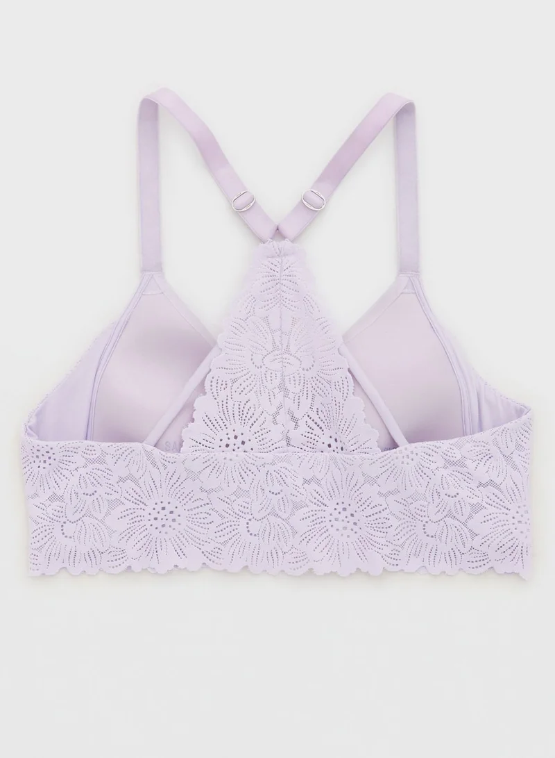 Aerie Lace Detail Plunge Bra