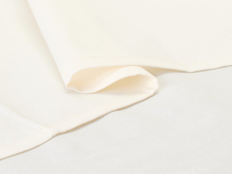 Elastic Cotton Bed Sheet 90cm - Off White - Image 3