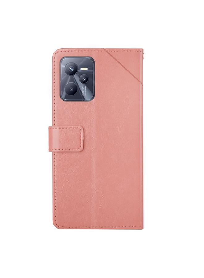 S-TOP Case For OPPO Realme C35 Y Stitching Horizontal Flip Leather Phone Case - Image 3