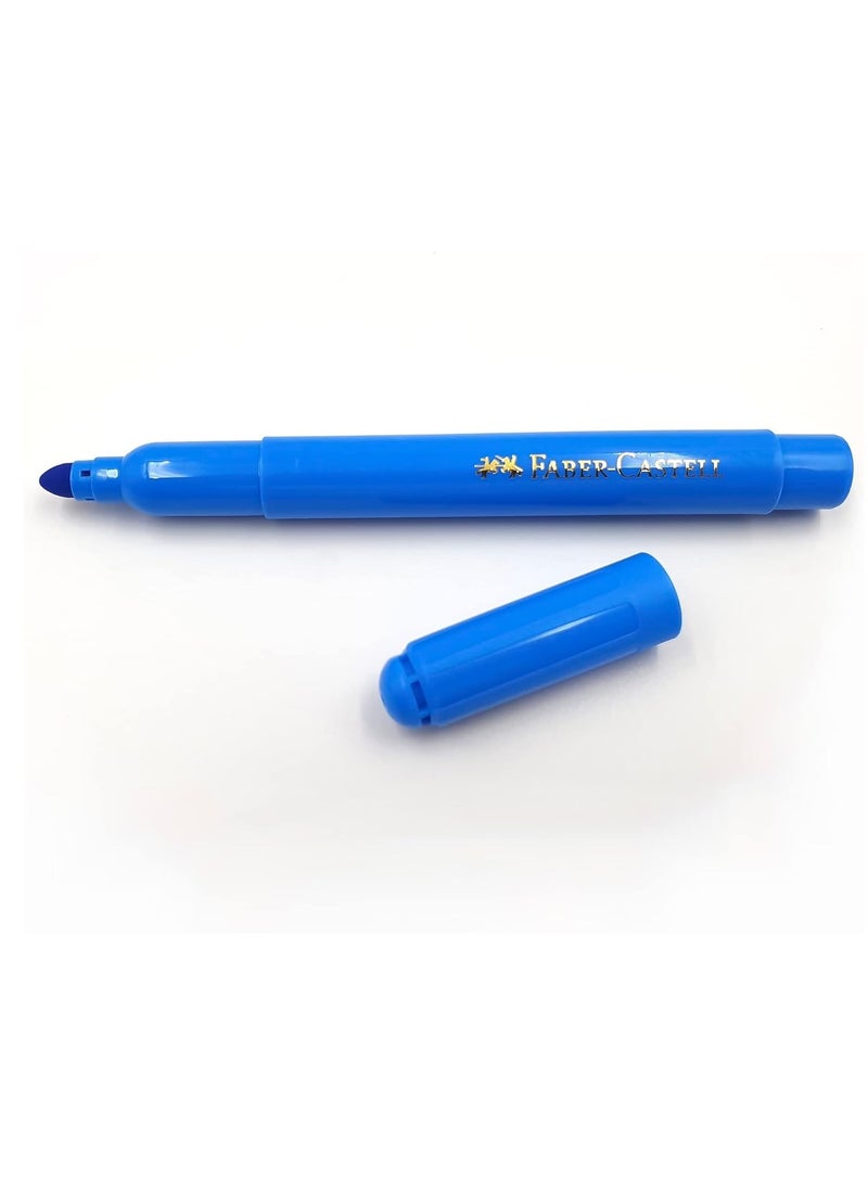 FABER-CASTELL أقلام تلوين بطرف من الألياف الكبيرة مكونة من 12 قطعة - Image 3