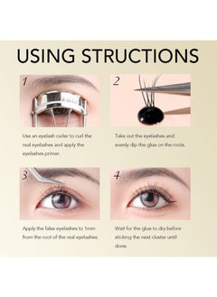 GOLLEE DIY Lash Extension Kit with Lash Extension Remover 5g，Quick Dissolving Eyelash Extension Remover，DIY Lashes Extension Glue (0.1fl.oz / 3ml)，3-4Seconds/Low Humidity/Waterproof and Oil Resistant  - Image 5
