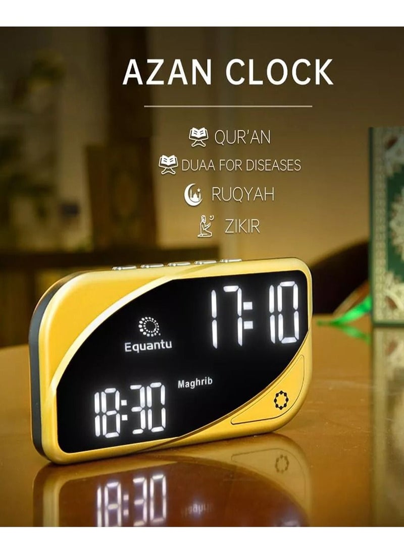 إيكوانتو - مكبر صوت ذكي محمول Equantu MP300 للقرآن على مدار الساعة بصوت الأذان قابل لإعادة الشحن رقمي أوتوماتيكي للمساعدة في الصلاة - Image 1
