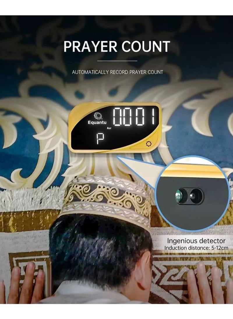 إيكوانتو - مكبر صوت ذكي محمول Equantu MP300 للقرآن على مدار الساعة بصوت الأذان قابل لإعادة الشحن رقمي أوتوماتيكي للمساعدة في الصلاة - Image 1