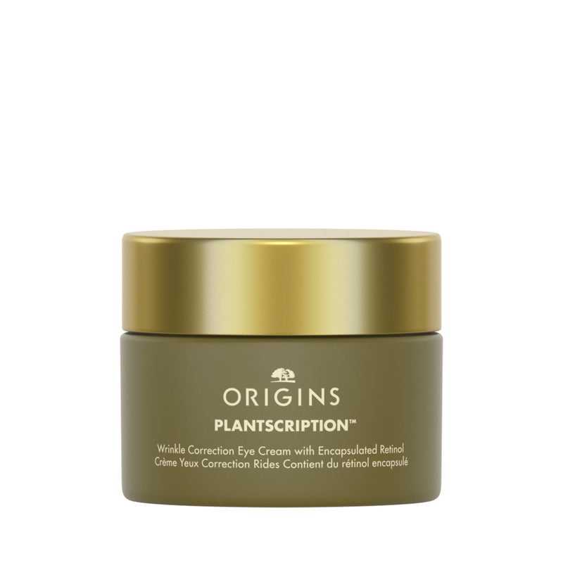 Origins Plantscription Wrinkle Correction Retinol Eye Cream | Visibly Reduces Crow's Feet | With Encapsulated Retinol, 0.5 Fl Oz - Image 1