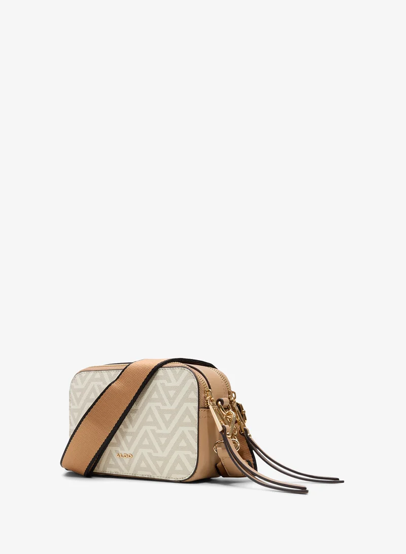 ALDO Zip through Logo detail crossdody