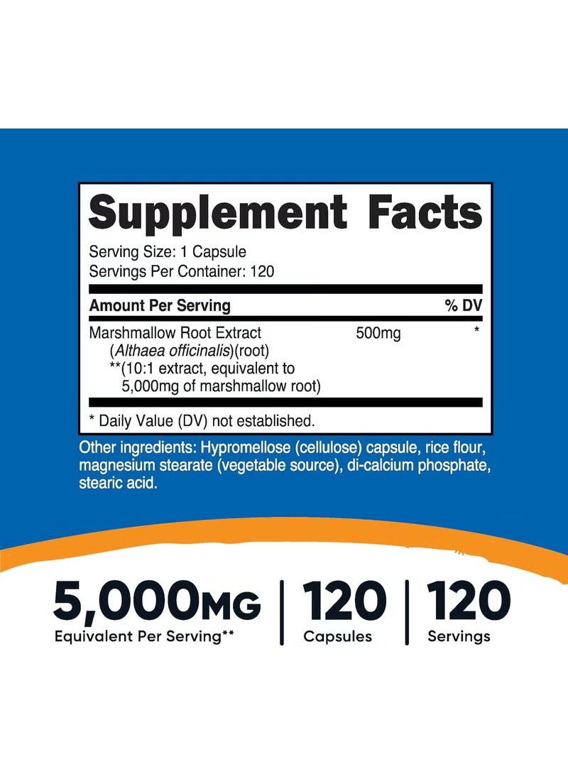 نوتريكوست، جذر الخطمي، 5000 ملغ، 120 كبسولة - Image 2