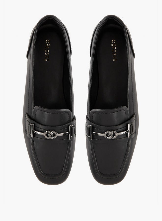 Celeste Women's Horsebit Detail Slip-On Loafers - Image 3