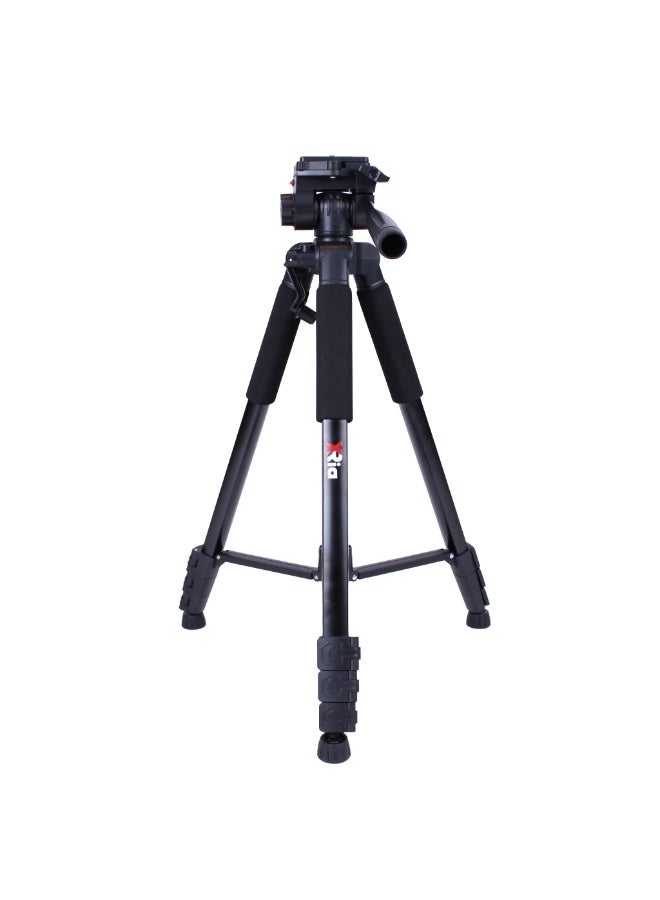 XRIA VT-200 Camera Tripod 206cm Professional Heavy Duty Stand | 360° Pan Tilt Head | Adjustable 4-Section Tripod with Quick Release Plate & Carry Bag for DSLR, Mirrorless & Video Cameras - Image 5