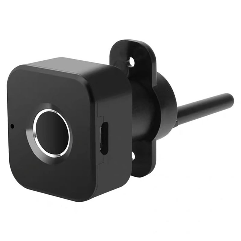 USB Rechargeable Smart Fingerprint Drawer Lock Keyless Right Hand Opening for Home Office - Image 2
