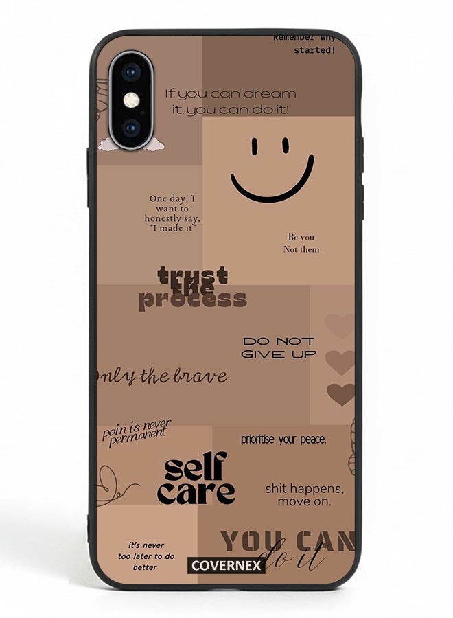 Covernex Apple iPhone Xs Protective Case Cover Printed Featuring The Mindset Journal - Image 2